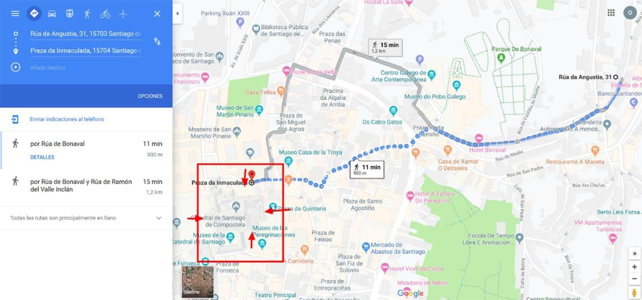 Apartamento De Diseno Centrico Con Terraza Espectacular Сантьяго-де-Компостела Екстер'єр фото
